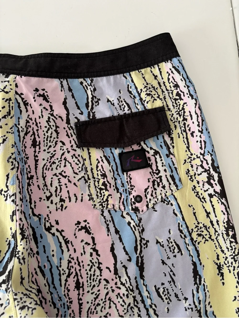 Rusty Men’s Multi-Color Swim Trunks Size 38